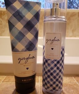 Bath & Body Works Gingham gift set